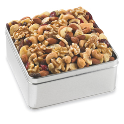 Cranberry Silver Dazzle Tin