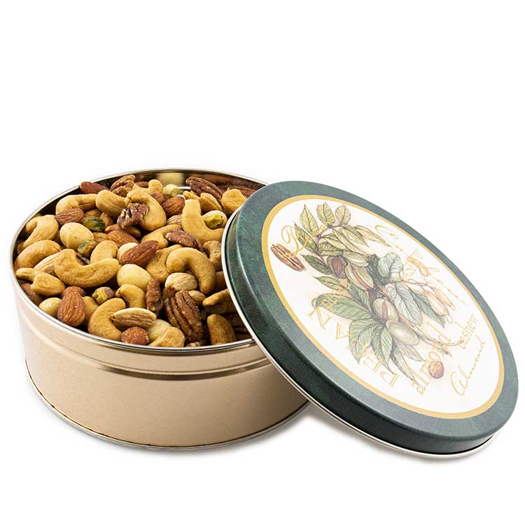 1 lb. Premium Mix Nuts Botanical Gift Tin