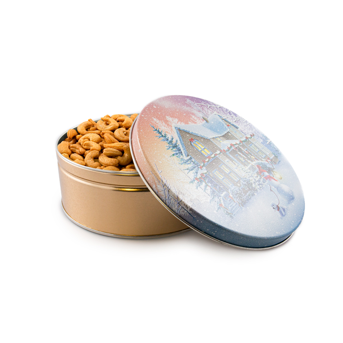 1.5 lb Colossal Cashews All Decked Out Gift Tin