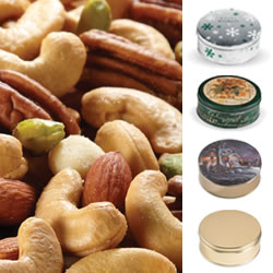 1 lb. Holiday Medley Gold Gift Tin